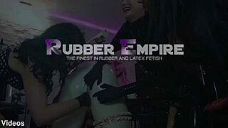 femdom sluts strap on gangbang latex rubber slaves relentlessly