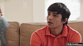 Petite big tits milf seduces with deepthroat and fuck promise