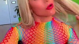 blonde bombshell throats monster cock in steamy nurse fantasy