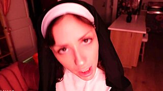 Cheating Pregnant Nun Fucked