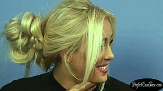 smalltits uk babe kneels desperately for hidden cock pleasure