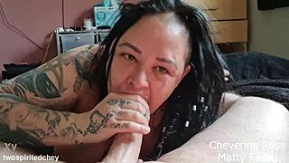 Sucking Cock Before Massive Facial Cumshot