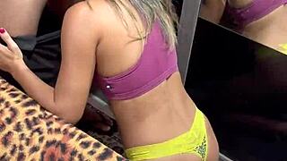 married latina milf goes wild riding huge black cock doggystyle 😈🍑