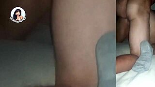 couple shares wife's ass for intense anal pounding