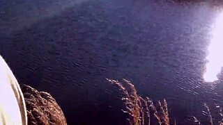 He obsesses over sexy red slut's wet deepthroat on monster cock.