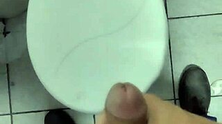 Masturbating Hard at Work Can't Stop Cumming!!