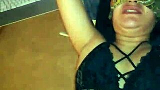 tied up gf watches couples fuck