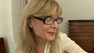 Nina Hartley Rides College Stud's Huge Cock Deep