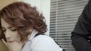 i finally lose my anal virginity as sexy redhead teen