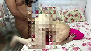 Big Cock Devours Tight Latina Amateur's Natural Tits and Ass