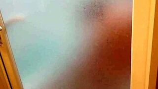 standing tease builds to wife's secret solo climax