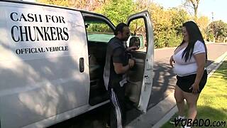 plump mature euro granny begs daddy for deep anal creampie in vintage retro fetish frenzy