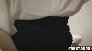 skinny teen 18+ shocks sugar daddy with full anal creampie movie