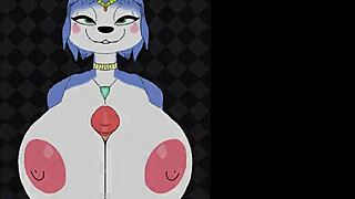 Discover Krystal and Fox McCloud's Intense Furry Game Clash!