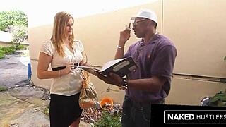 french wife keiyra tempts contractor in public with subtle thrills