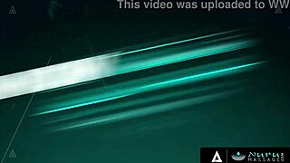 hey, naughty milf wife sneaks nuru oil fuck on hubby 😈💦 spanish sub