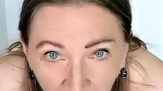 mature milf with huge natural tits loves pov fucking 🔥