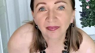 mature milf with huge natural tits loves pov fucking 🔥