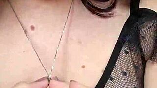 she gets all dolled up with makeup and hair feeling horny for anal creampie