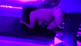 couple dives into hot swinger club action with full intense sex session