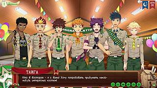 friends game camp episode 55 features wild costume hentai action