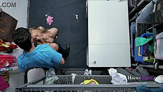 punish busty shoplifter zoey uso's real tits rough