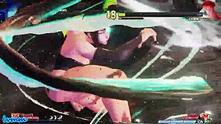 Juri Han's Sexy Barefoot Skin Battles Cammy in Feet Mod Showdown