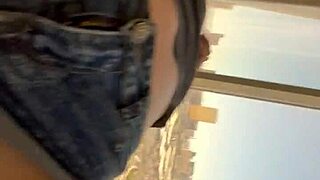 couple sneaks into vegas suite ripping clothes for wild licking and sex