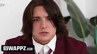 BENT OVER BLOWJOBS LEAD TO DOGGYSTYLE FACIALS IN STEPBRO SWAP FUCKFEST