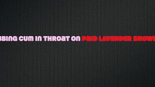 sloppy deepthroat face fuck ends with cumshot while you bury in my messy pussy