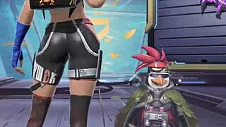 free fire gamer babe tight rebolando masturbation drives players crazy with tesao