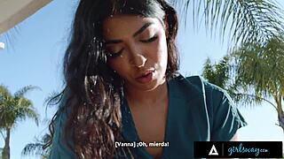 vanna bardot oiled by jasmine sherni