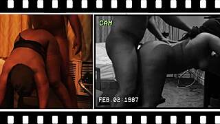 midnight with my thick ebony girlfriend: eating her out then doggystyle pounding