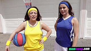 Steamy milf orgy with big tits pussy licking and missionary orgasms in group fantasy