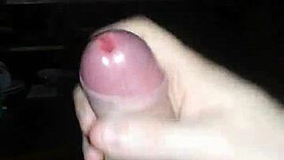 Explosive Tranny Cumshot from Furious Jizz-Jerking Frenzy