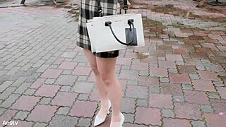 21-year-old college girl skips class for steamy sex 😏