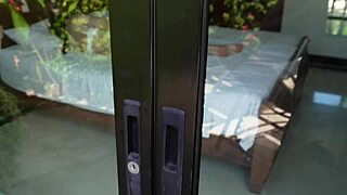 window washer sneaks in fucks petite brunette creampie