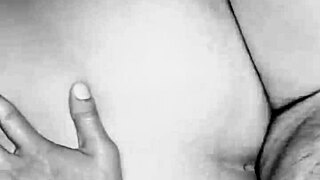 Monster cock annihilates huge colombian ass in stark black white!