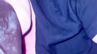 chubby bimbo deepthroats big black cock sloppy gumjob