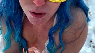 Hotwife Drinks Steamy Piss Sprayed In Mouth Publicly Outdoors