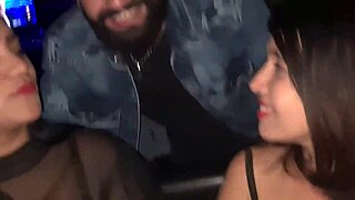 skinny young shorty sits rebolando on cock in swing club cabin