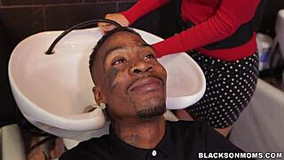 black monster cock fantasy tempts milf at work