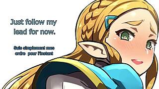 Princess Zelda's JOI strokes you right! 👑💦