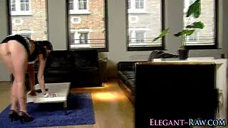 kinky european beauty fingers ass before taking massive facial cumshot