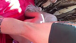 amateur anal fuckdoll bent over public outdoor assfucking toy puta