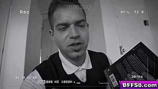 Bffs ignite sensual cravings with fingering licking and monster cock play!