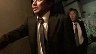 Ugh, waiting for boss... now serving him and friends bent over cowgirl style