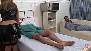 hey amy rounded up the hospital crew for a wild orgy ride