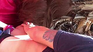 amateur anal fuckdoll bent over public outdoor assfucking toy puta