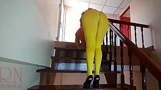 Velma Hunts Clues in Bikini and Pantyhose